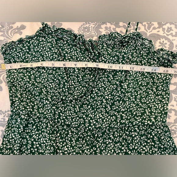 Anthropologie First Monday Green Floral Jumpsuit - Picture 11 of 14